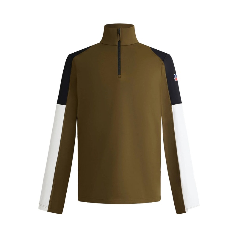 Fusalp Colourblock Sweatshirt|Olive Green|M|L|XL
