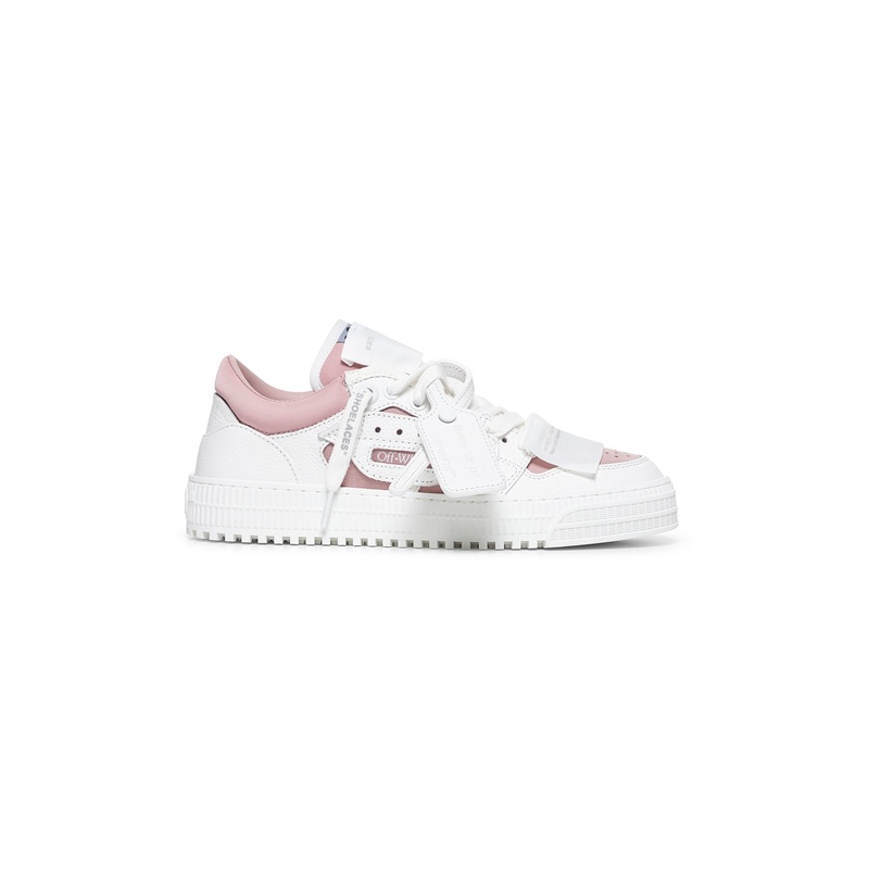 White and pink 3.0 Off-Court low-top sneakers