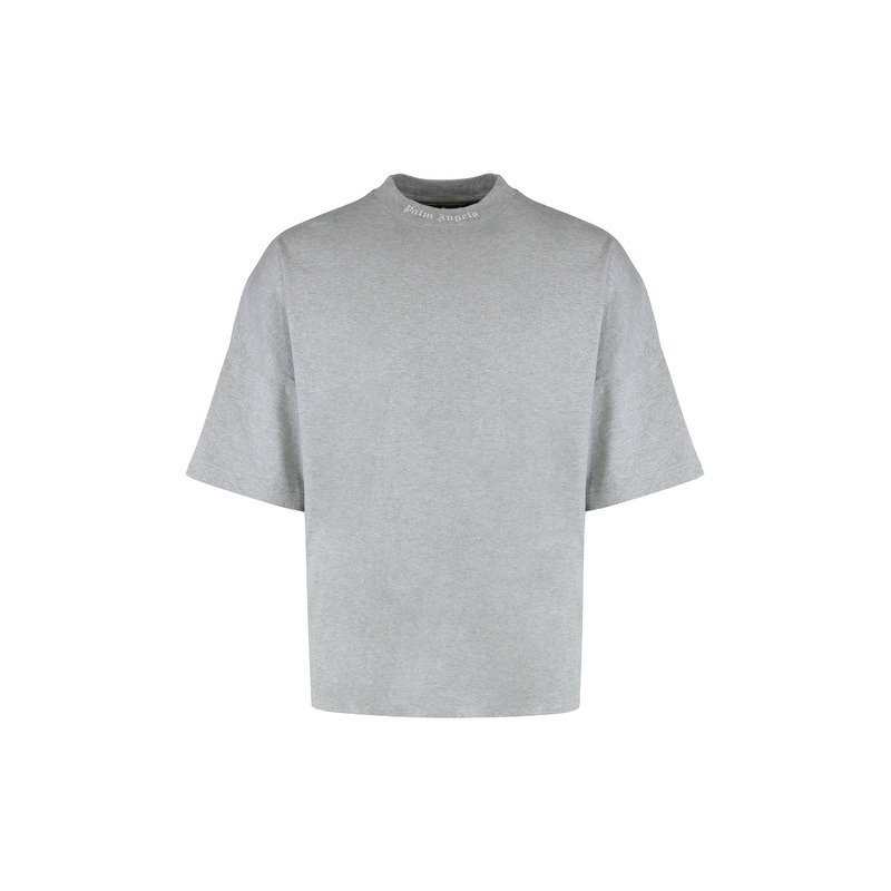 Crew Neck Cotton T-Shirt|Grey|S|M|L|XL