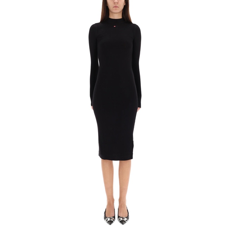 DRESS DMOKKYLSMICRODIV|BLACK|XS|S|M