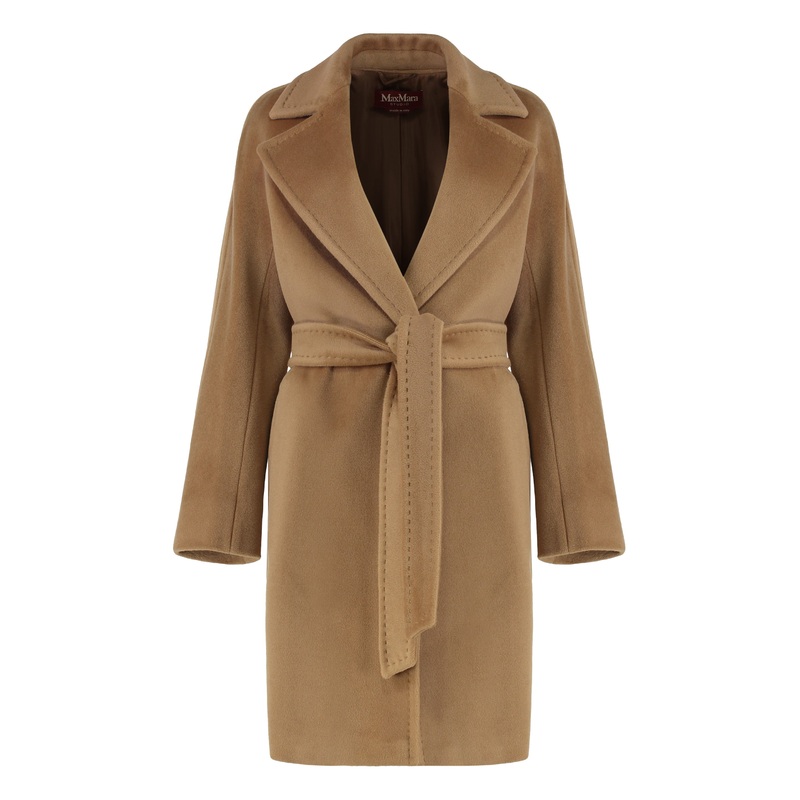 Dressing Gown in Beaver Wool|Camel|44|38
