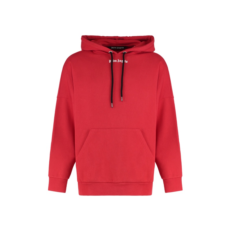 Hooded Cotton Sweatshirt with Logo