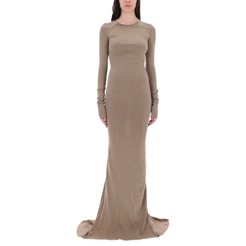 LONG EDFU DRESS|IVORY|S|M