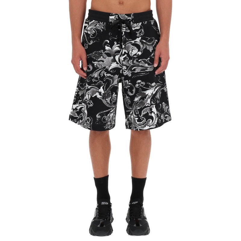 SHORT POCELAIN BAROQUE|BLACK|S|M|L