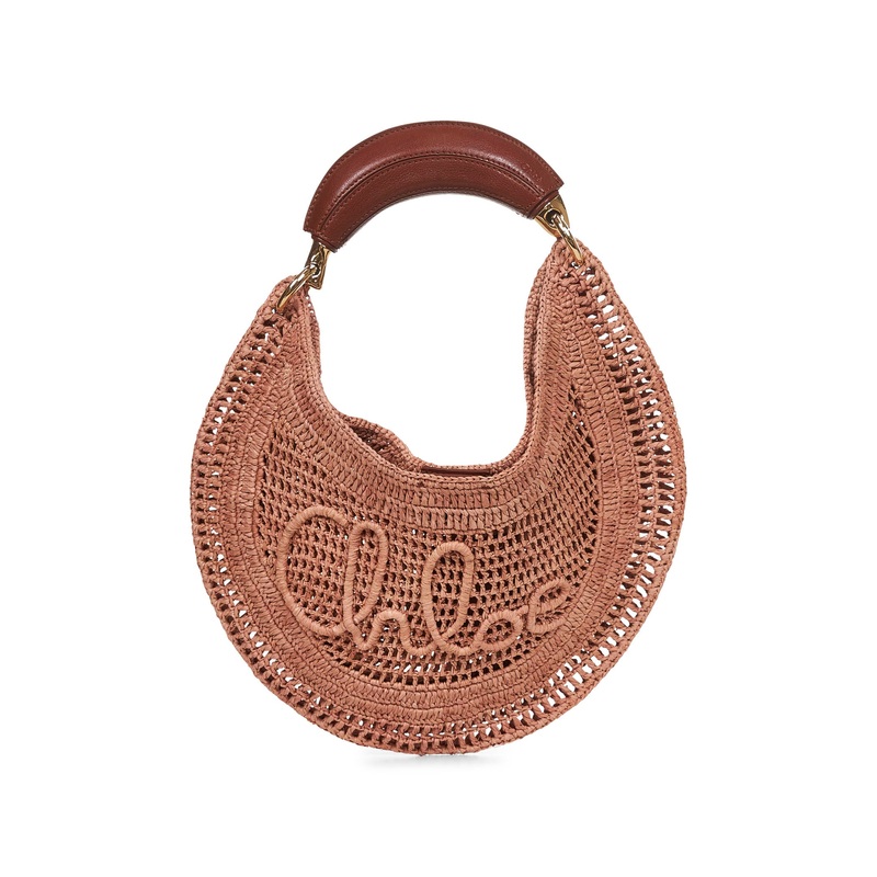 Beige Summer Banana hobo bag|PZ