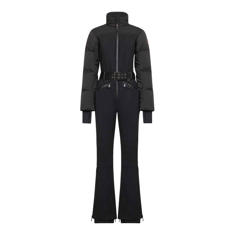 Black Long-Sleeved Ski Suit|Black|M|XS|S|L
