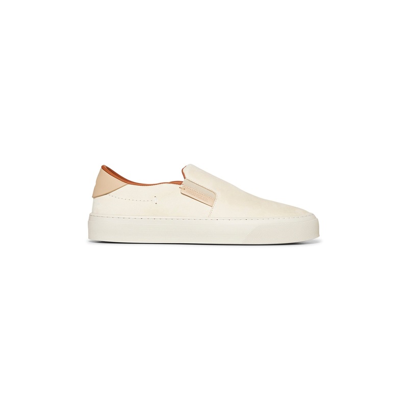 Ivory nubuck Monclub sneakers|39|40|41|42|43|44|45