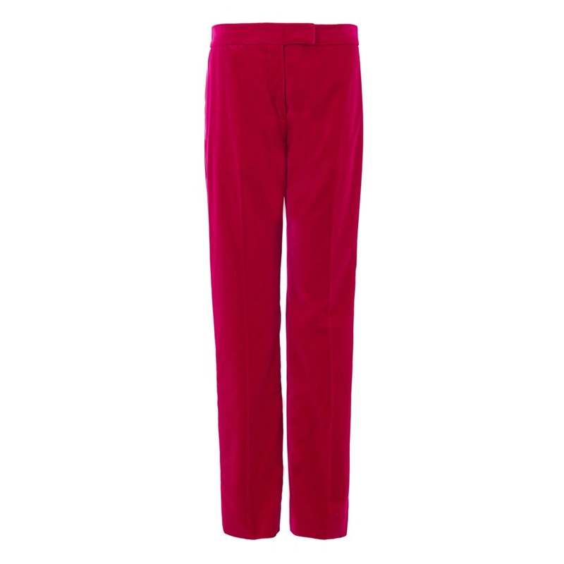 Fuchsia Cotton Dress Pants|IT40|S