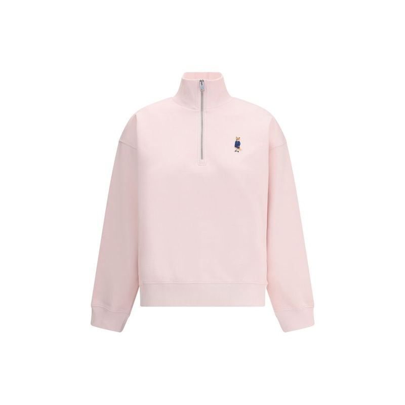 Dressed Fox high neck and zip Sweatshirt