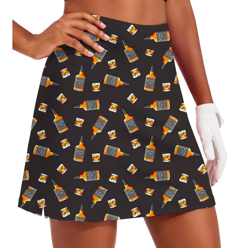 Women’s Whiskey 1866 Golf Skirts Inner Shorts Pocket