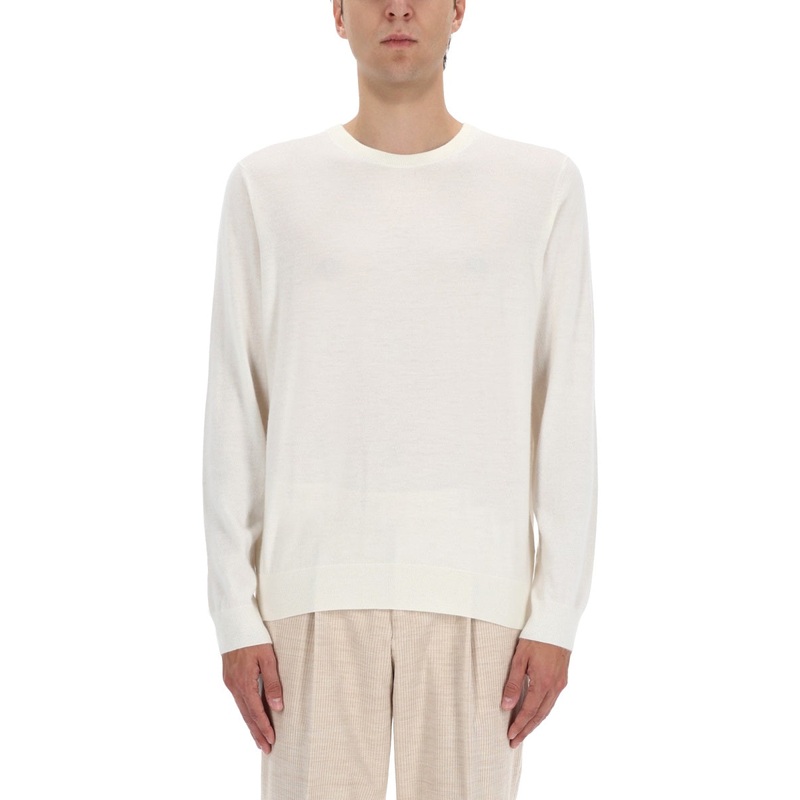 CASHMERE SWEATER|WHITE|S|M|L|XL
