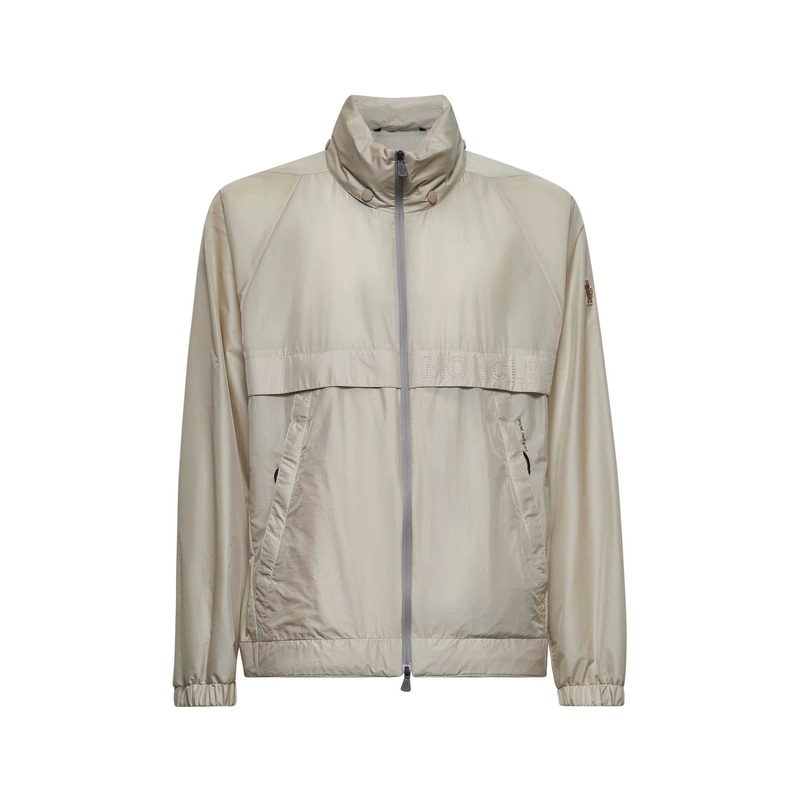 Beige Negara hooded packable jacket