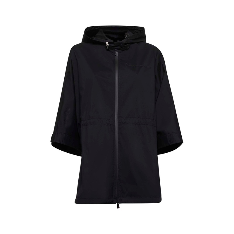 Black Vorassay hooded cape|PZ
