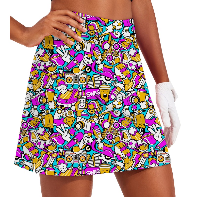Women’s Tops The Boys Trip Golf Skirts Inner Shorts Pocket