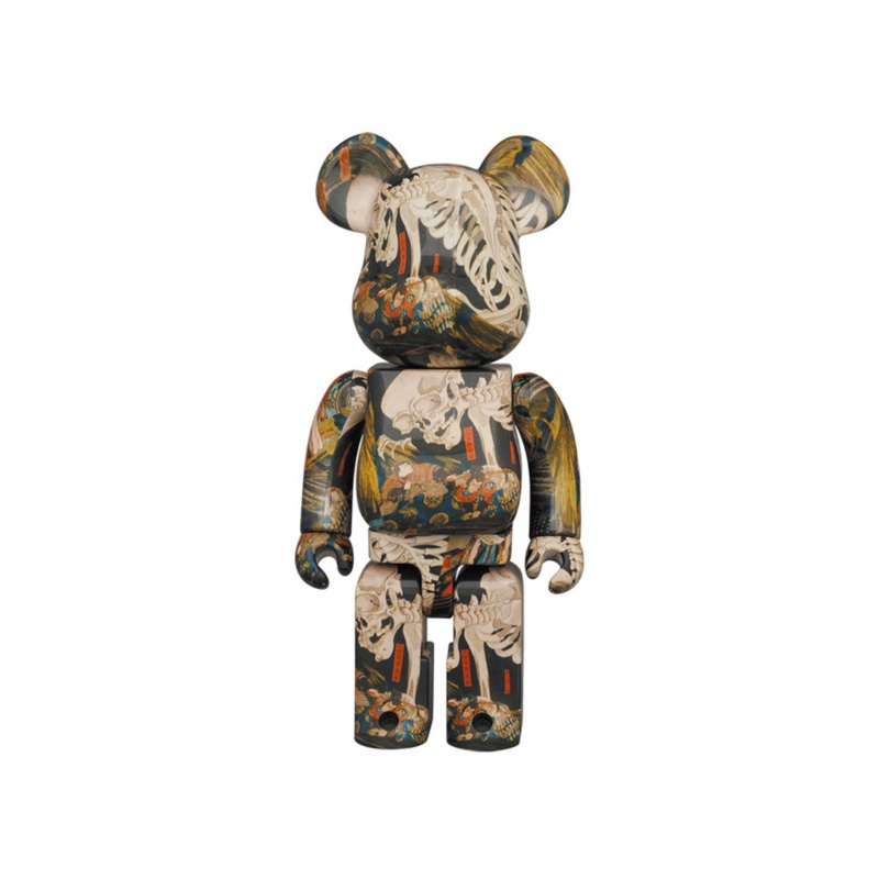 BEARBRICK 1000% UTAGAWA KUNIYOSHI THE HAUNTED OLD PALACE AT SOMA