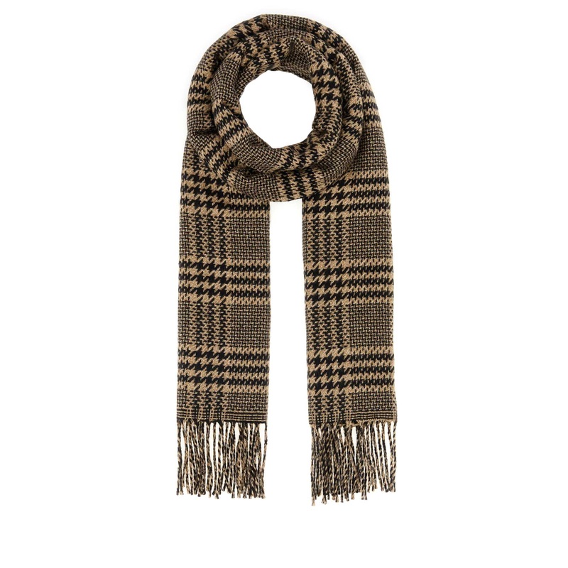 PRINCE OF WALES PATTERN SILK SCARF