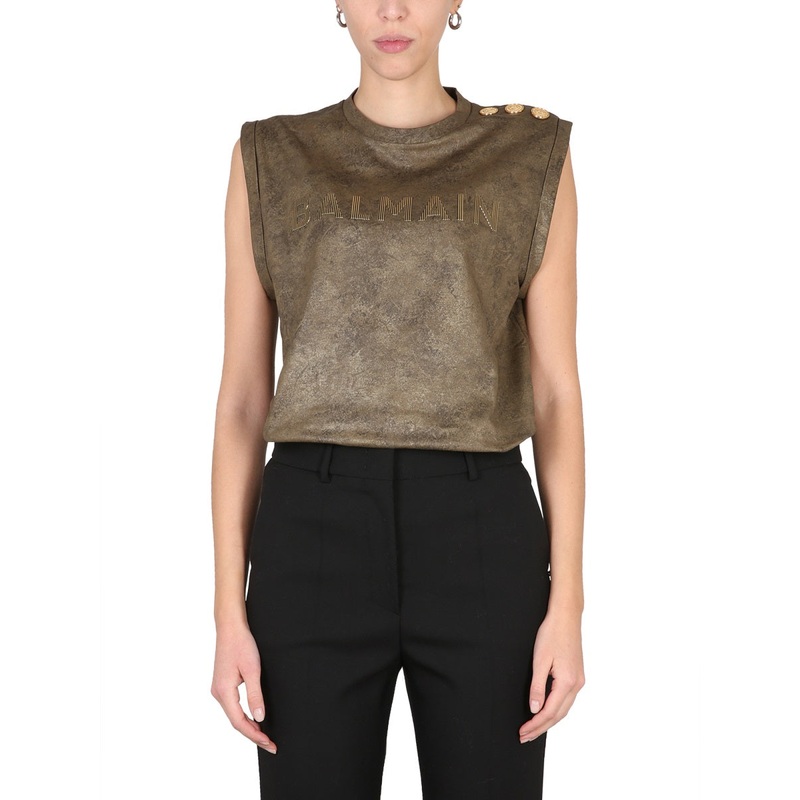 LOGO PRINT TSHIRT|GREEN|XS|S|M