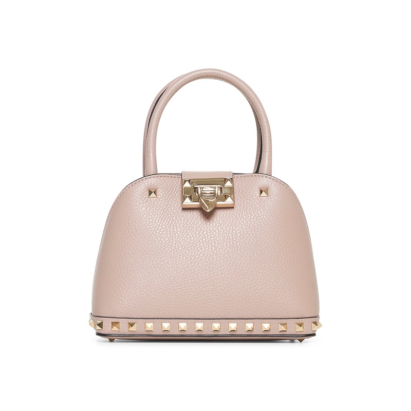 Poudre Small Rockstud top handle bag