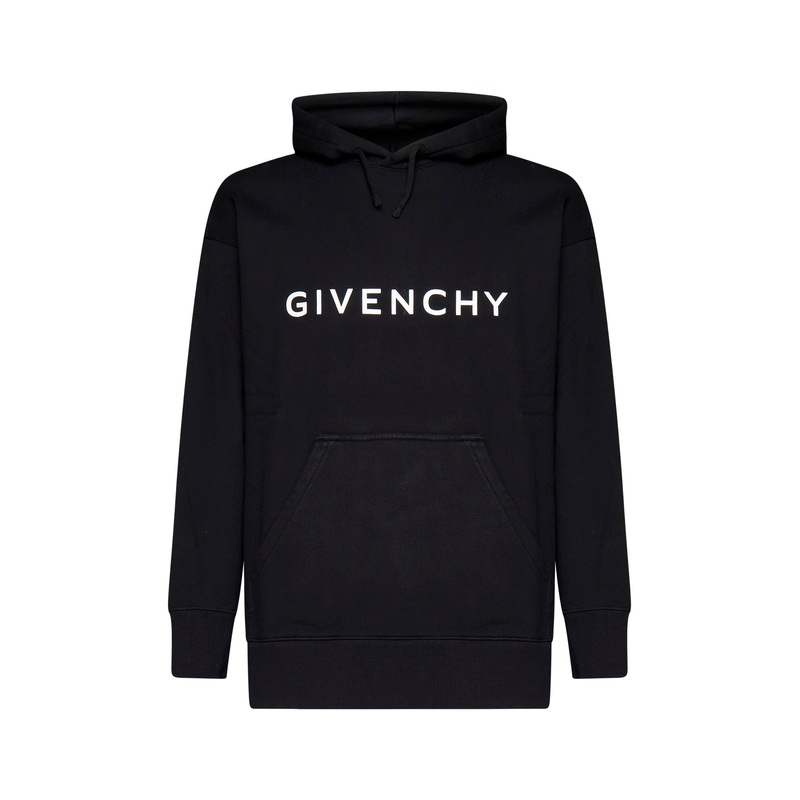 Logo cotton hoodie|M|L