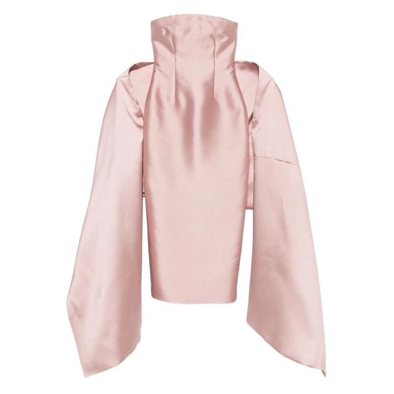 Pink Strapless Dress with Concealed Zip