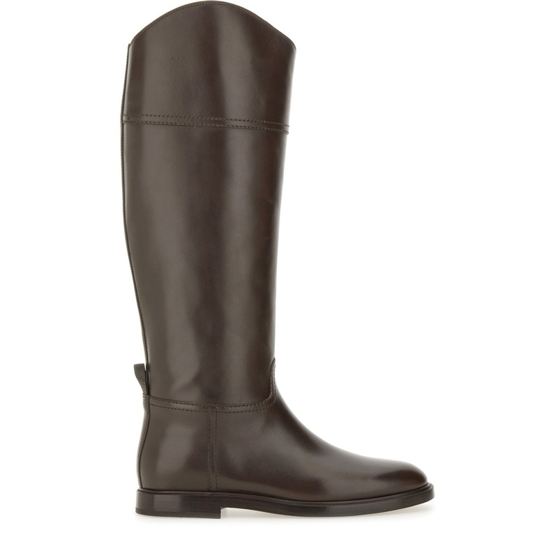 LEATHER BOOT|DARK BROWN|39|36|37|38|40