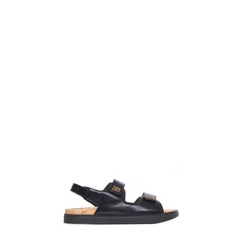 4G leather flat sandals|35|36|37|38|39|40|41