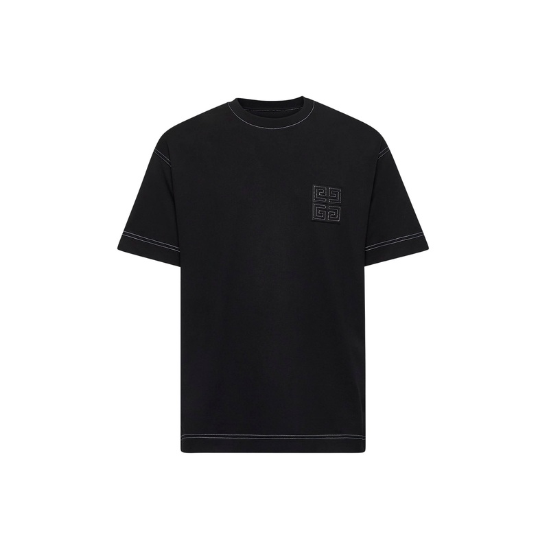 Black cotton 4G T-shirt|XS|S|M|L|XL|XXL|XXXL