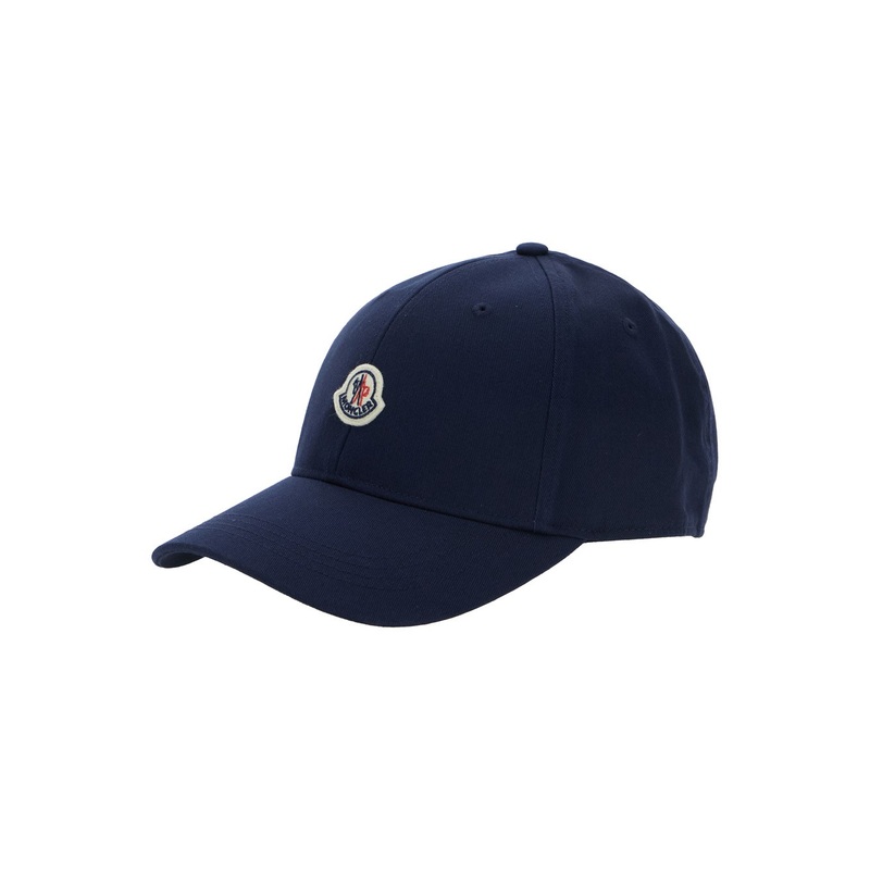 Blue Baseball Cap with Logo Patch in Cotton Boy