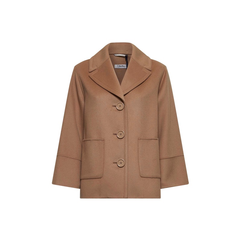 Camel drap WINDSOR short coat|36|38|40|42|44