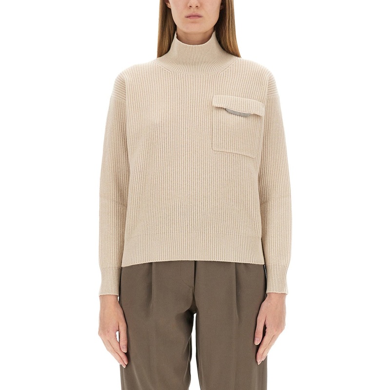 CASHMERE SWEATER|BEIGE|S|M|L