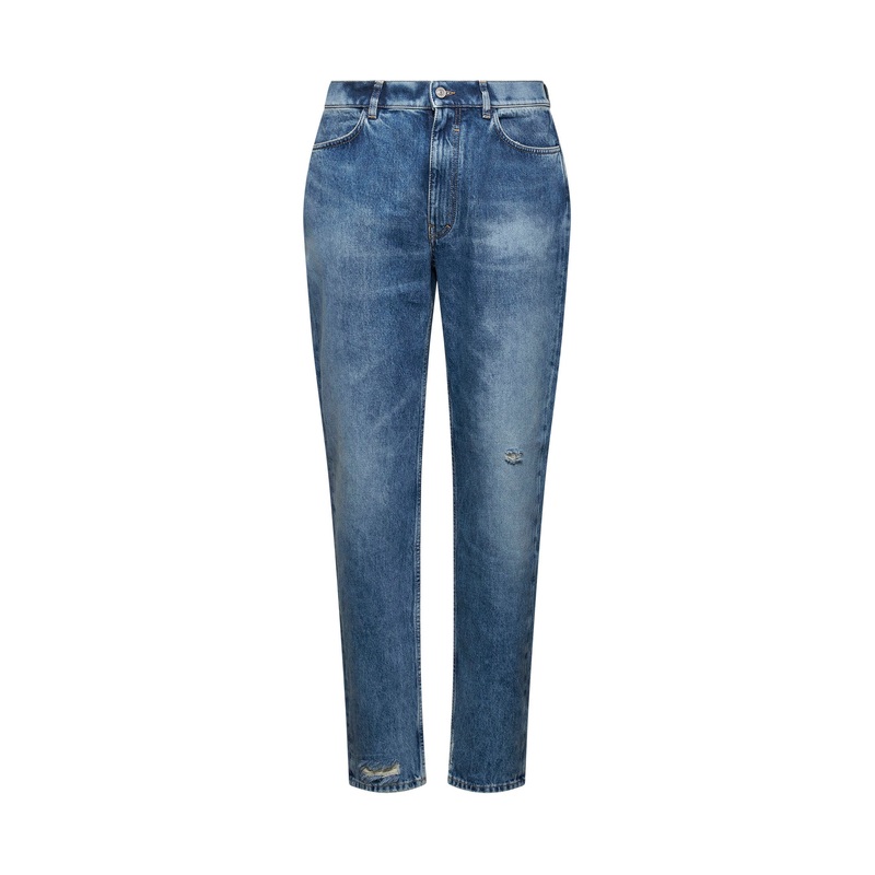 Light blue denim slim fit jeans