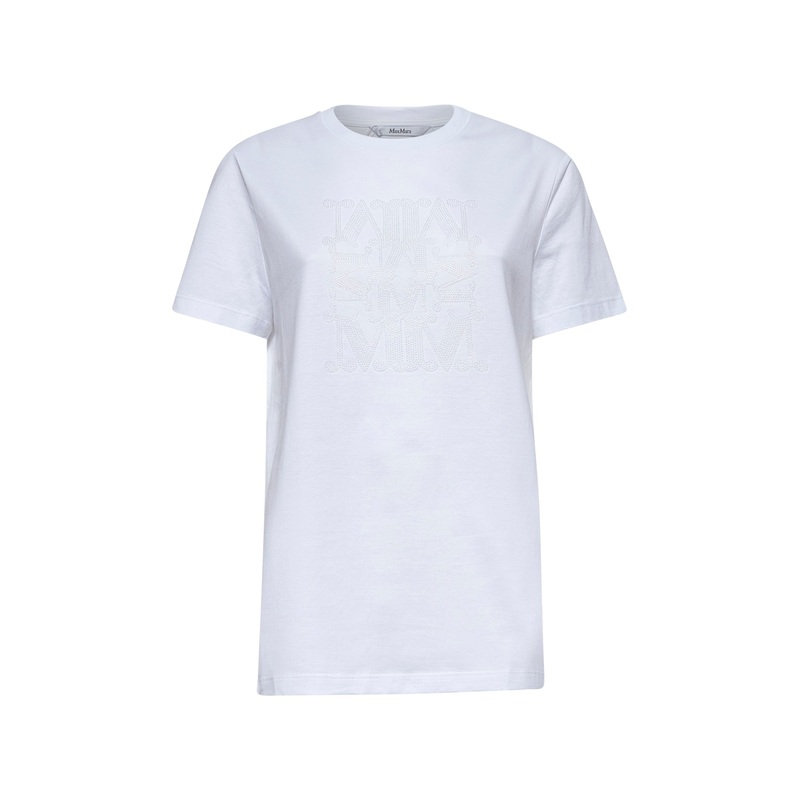 White cotton MaxMarabesque T-shirt
