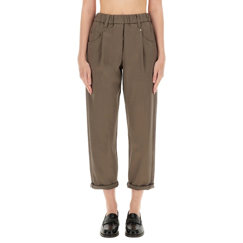 BAGGY PULLON PANTS IN COTTON COVER UP