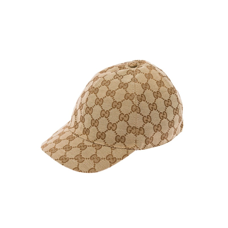 Beige and Ebony Baseball Cap in Original GG Canvas Girl