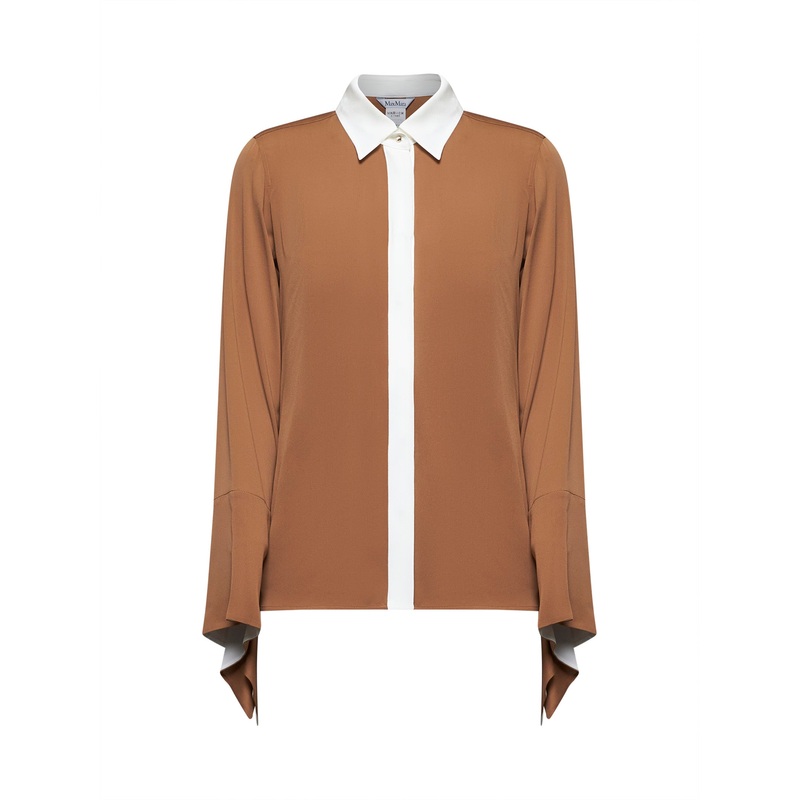 Colorblock silk PIO shirt|40|42|44|46