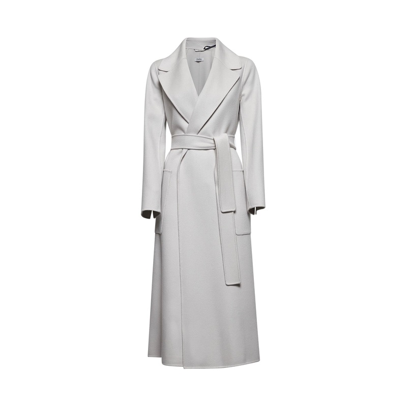Pearl grey wool PAOLORE coat|34|36|38|40|42|44