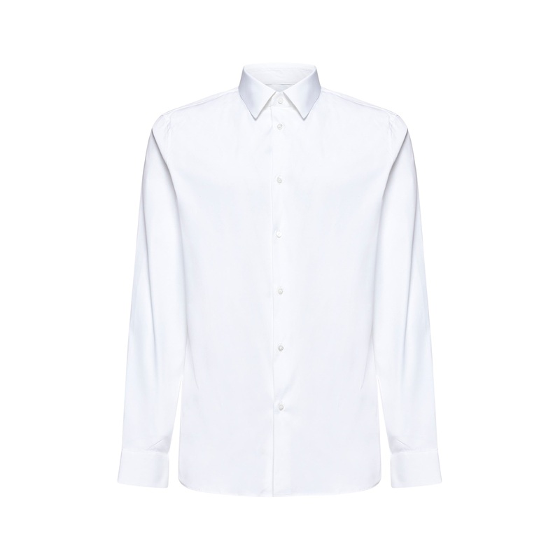 Stretch cotton-blend shirt|15++