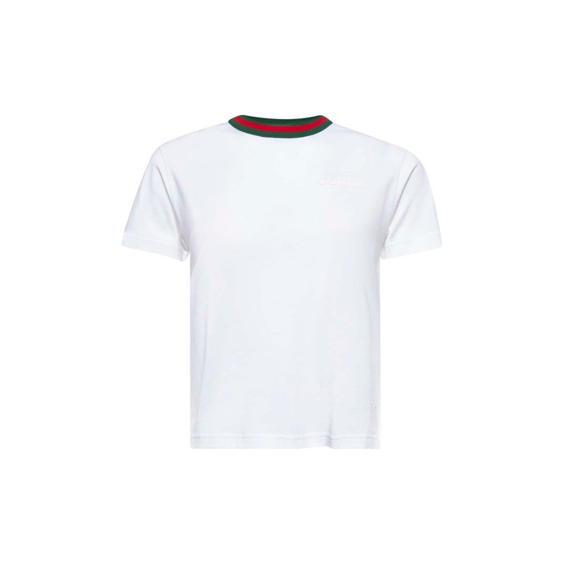 White jersey Web T-shirt|XS|S|M|L
