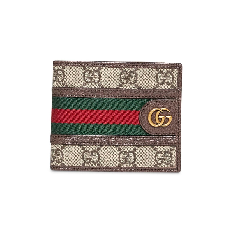 Beige Ophidia GG wallet|PZ
