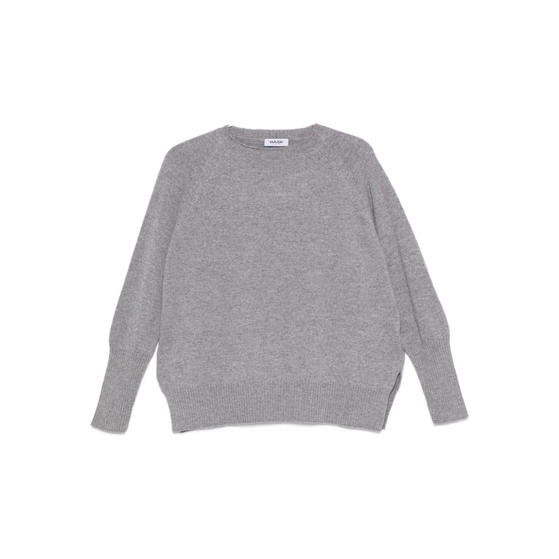 WOOL CREWNECK SWEATER|GREY|40|42|44|46
