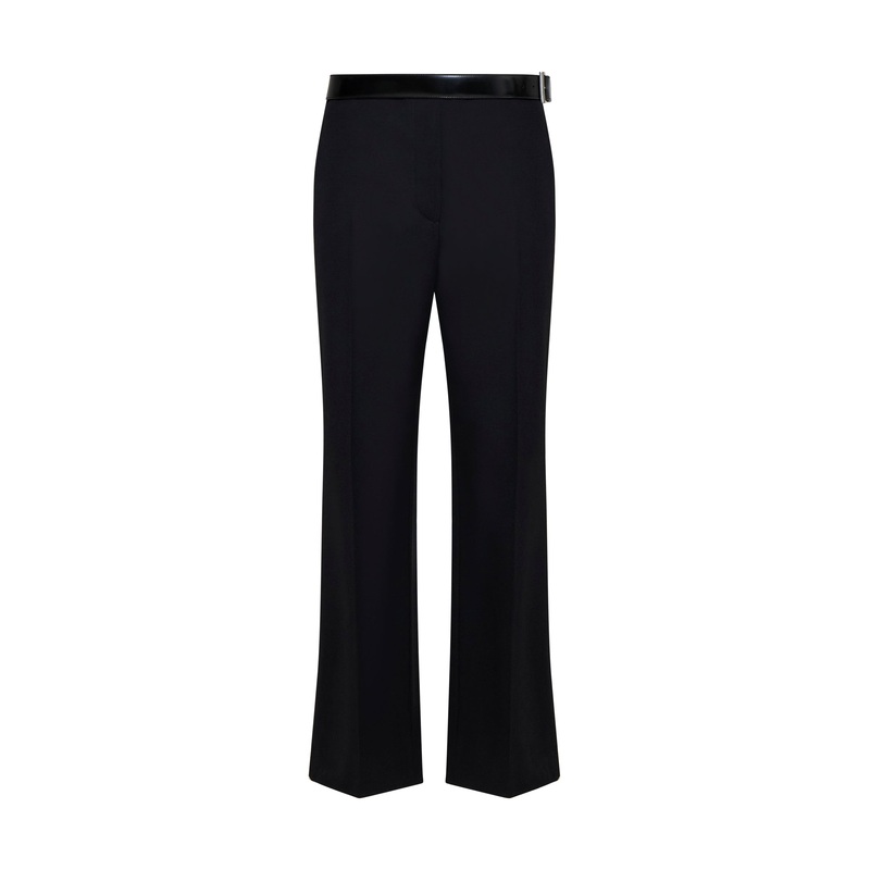 Belted wool trousers|40|42