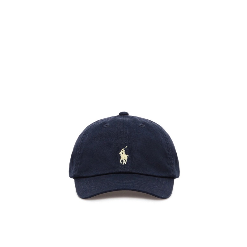 Blue Cotton Hat with Logo|UNI
