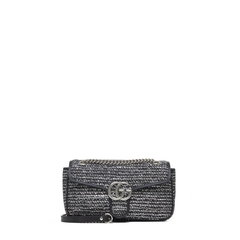 Black GG Marmont small shoulder bag