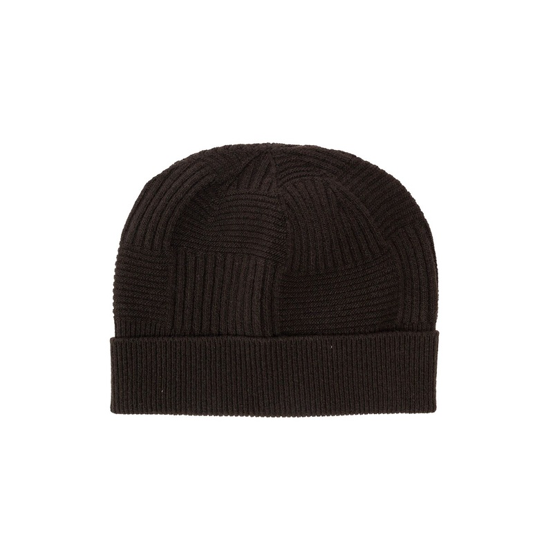 Bottega Veneta Brown Woven Wool Hat Man