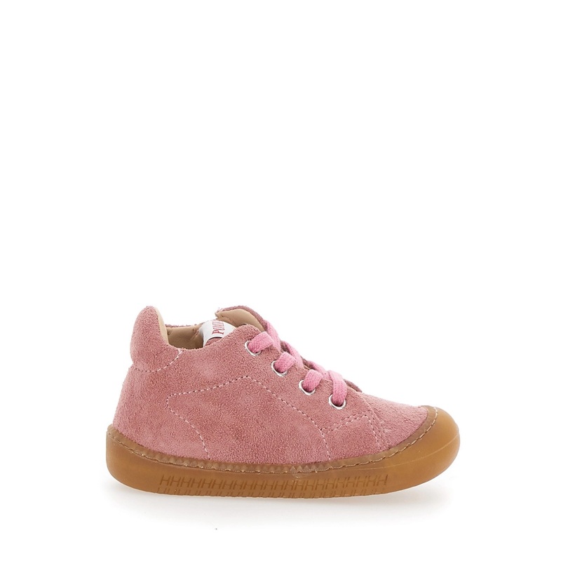Pink Sneaker with Logo Printed on the Tongue in Rubber Baby