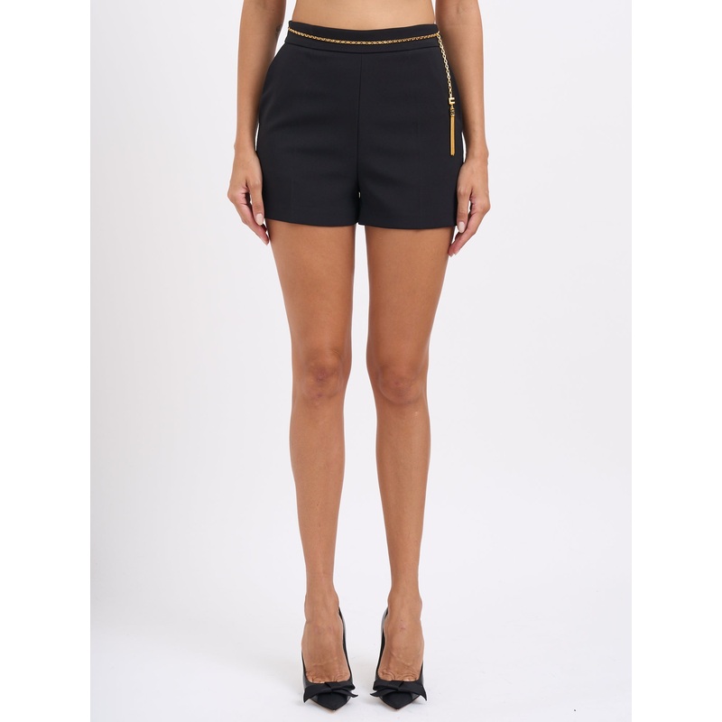 SHORTS WITH JEWEL CHAIN|GREEN|40|38|42