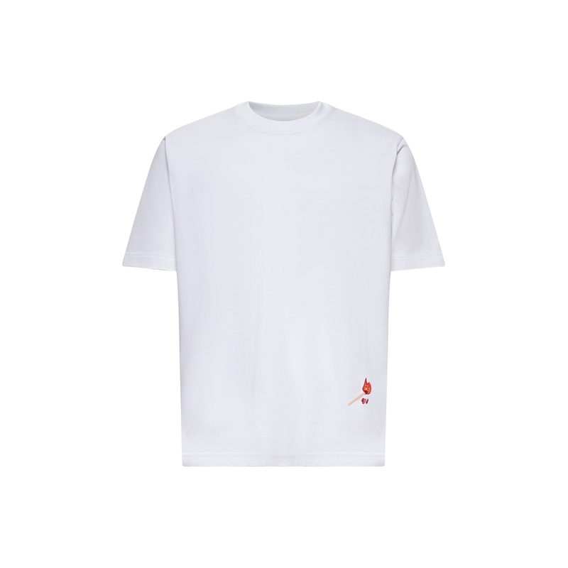 White Pima cotton jersey T-Shirt