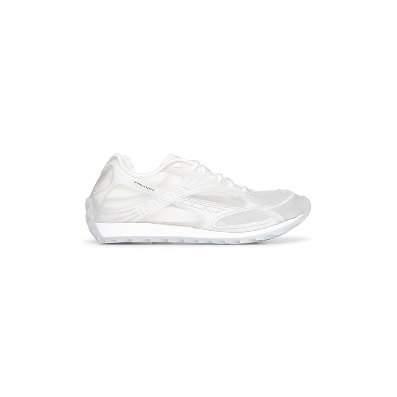 White transparent rubber Orbit sneakers