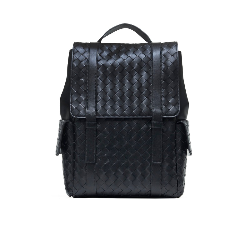Back To School Intrecciato leather backpack