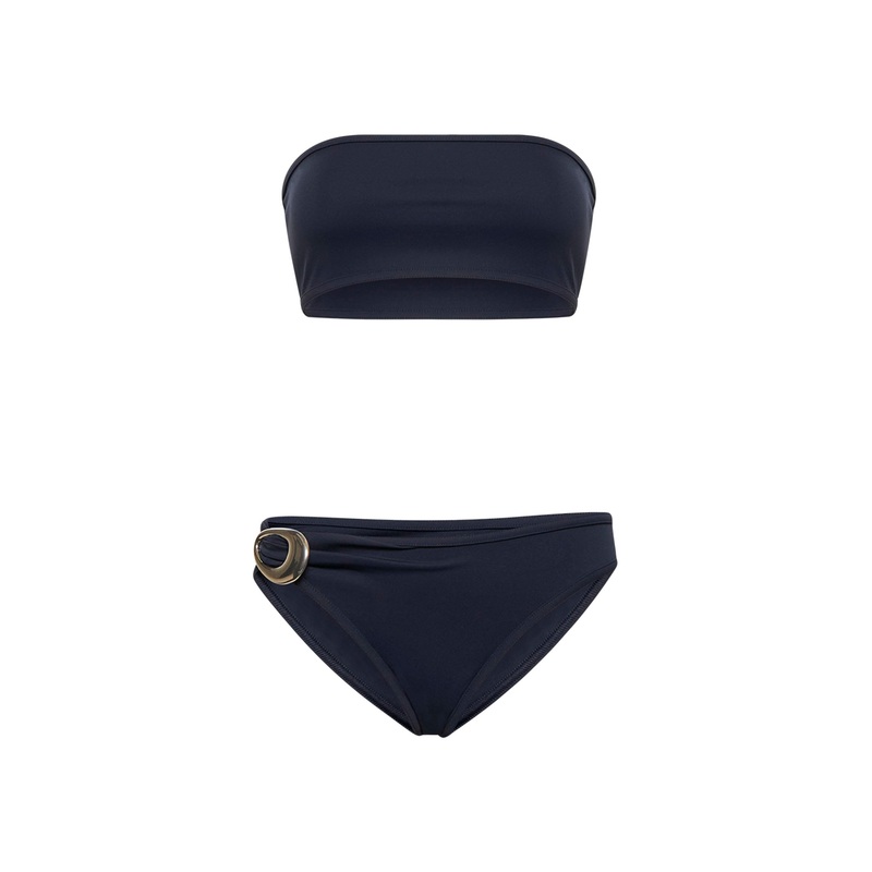 Blue nylon bikini|S|M|L